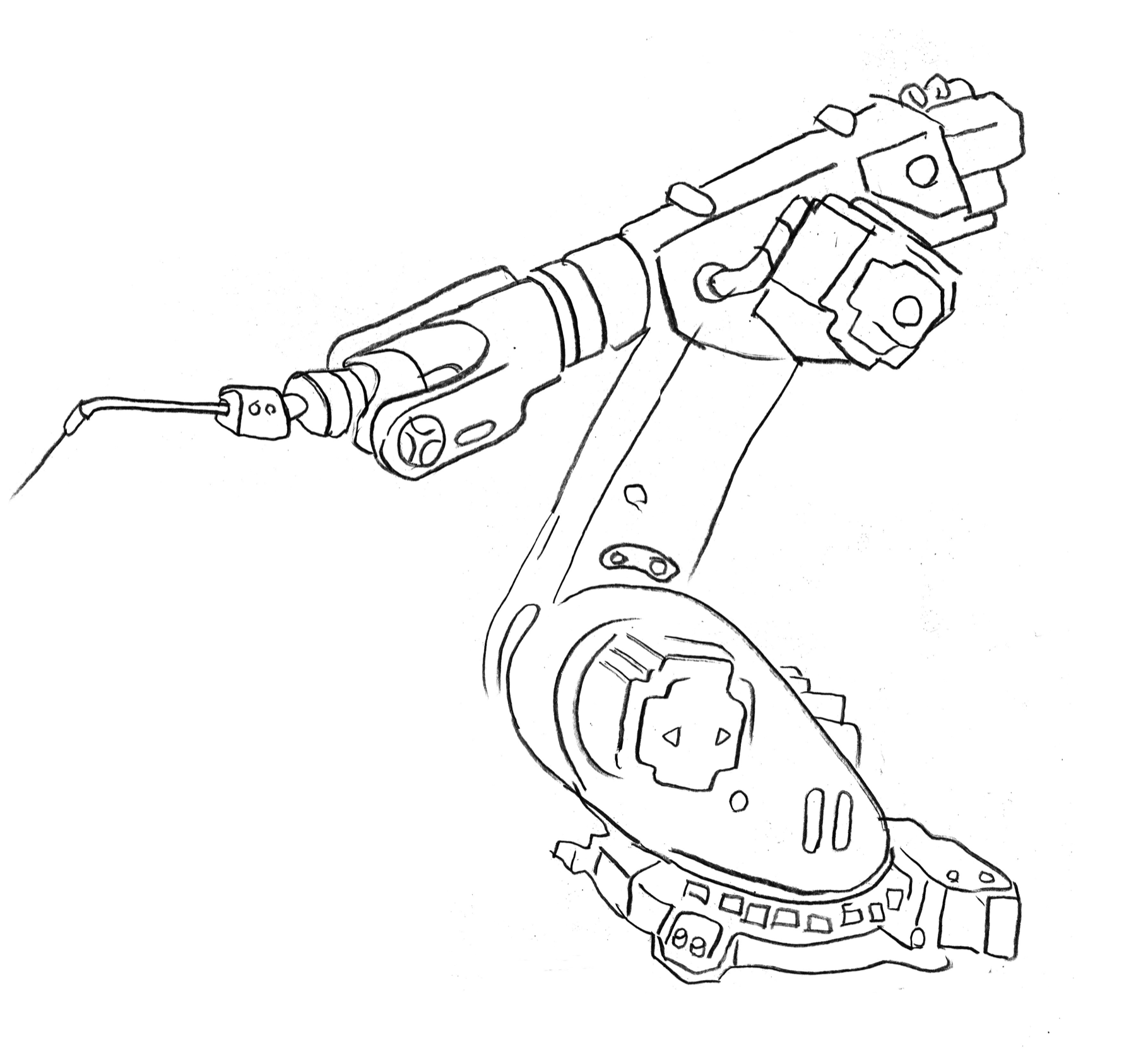 KUKA Robotic Arm, Self portrait, 2021 